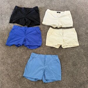 J. Crew Women’s Athletic Shorts in Black, Royal Blue, Light Blue, Cream